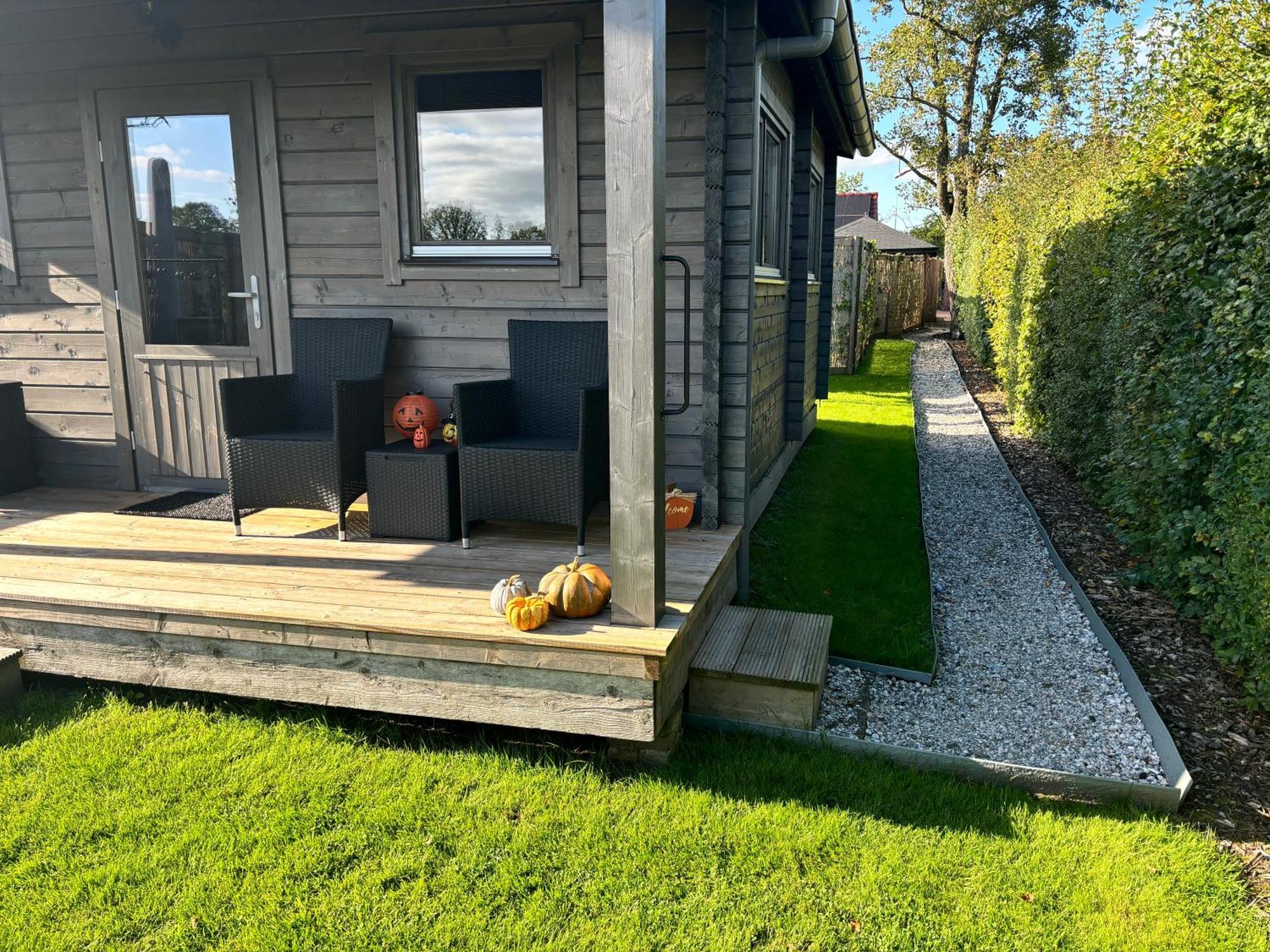Chalet In Het Groen Met Airco Drachtstercompagnie Dış mekan fotoğraf